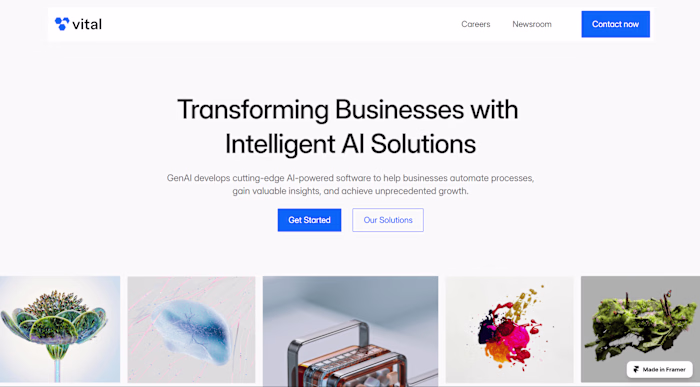 Gen AI | Framer template