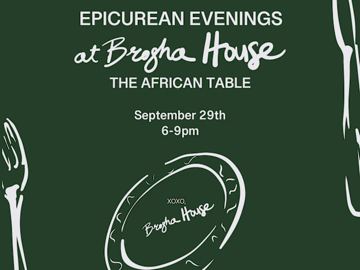 Brosha House l Bespoke Menu Design