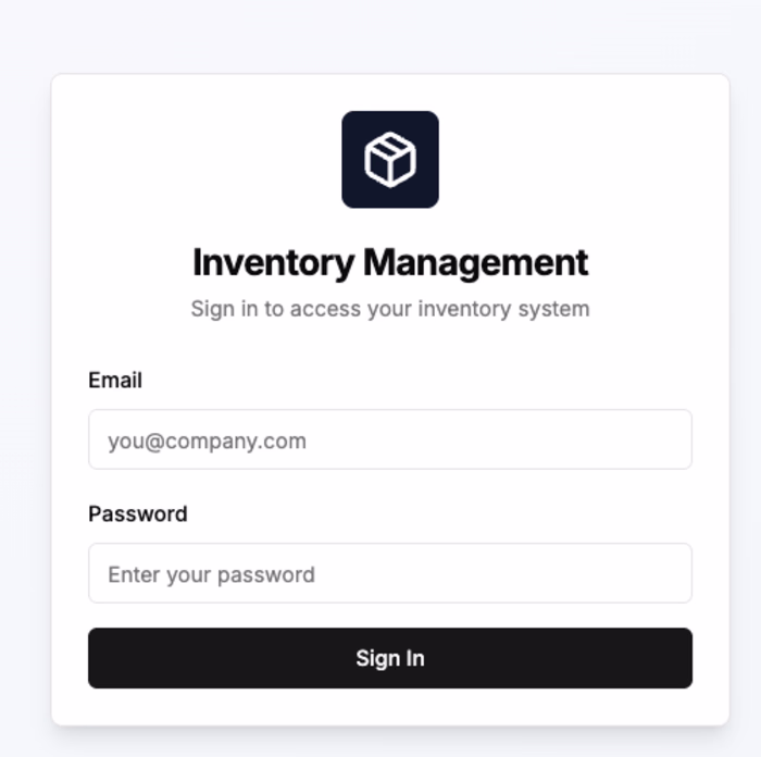 Inventory Management System