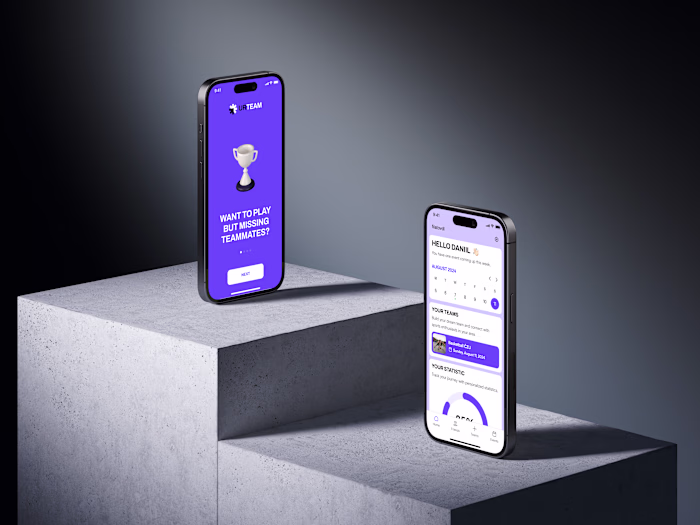 Mobile App Design - Create a Sports Event in Minutes 