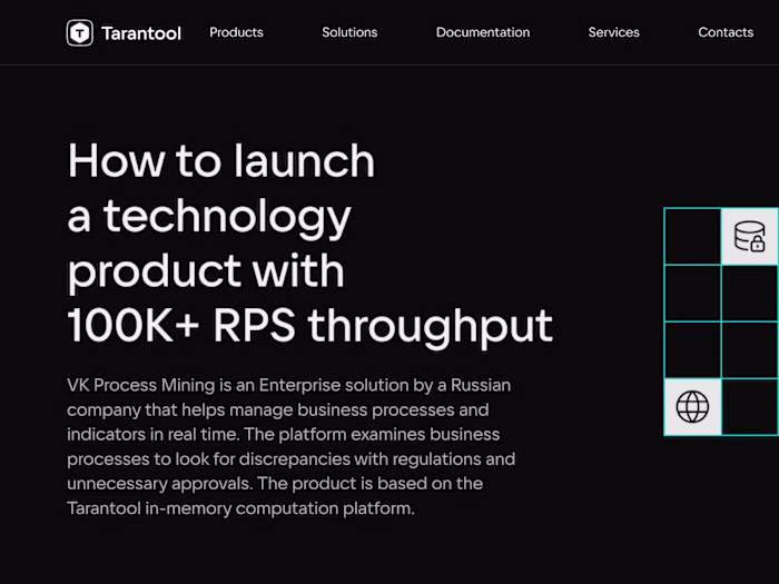 Tarantool | Case Study & Landing Pages