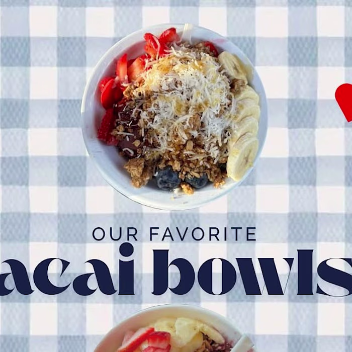 acai bowl collage