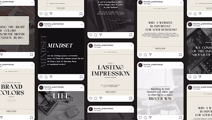 Frenchie Graphic Design | Social Media Content Design