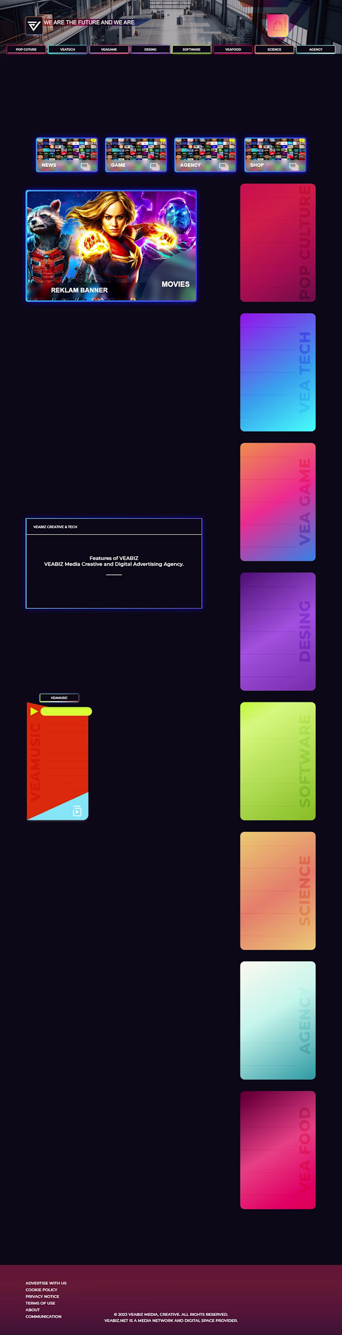 Our own website. In the Design and Software phase..