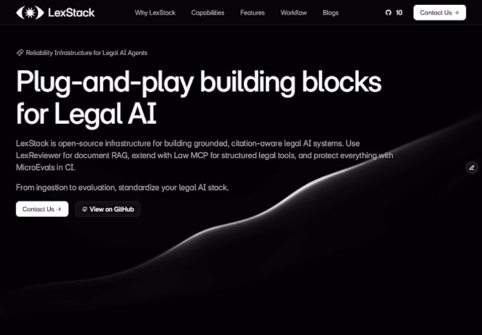 LexStack is an open-source legal