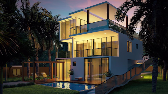 Successfully completed a full architectural project for a 4-...