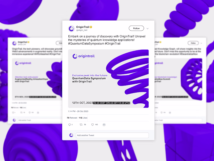 OriginTrail | Twitter Post Design