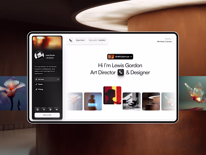 Lighter - Art Director Portfolio: Creative Agency & Portfolio