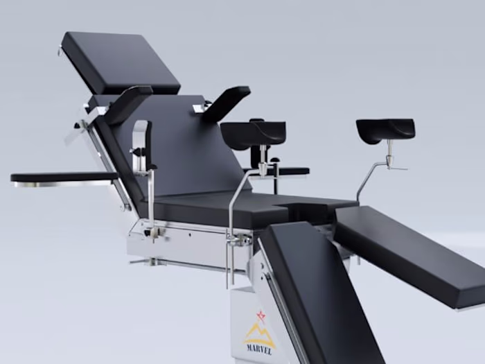 Full-scale medical operation table 3D modeling, design, CAD, CAM