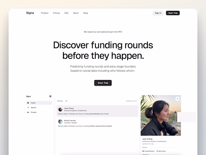 Signa.software Design and Development in Framer