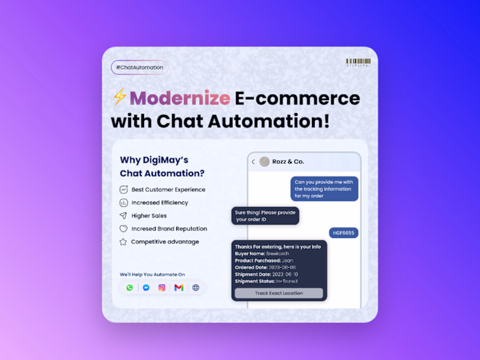 Chat Automation | Social Media Post - Design