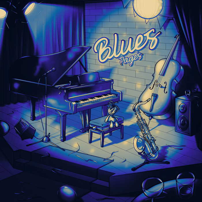 “Blues” Album Cover Art