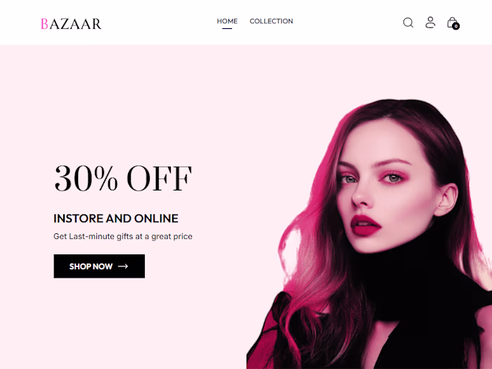 Bazaar E-Commerce Fashion Store