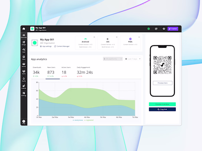 UX/UI Design for Appspotr’s Project Dashboard