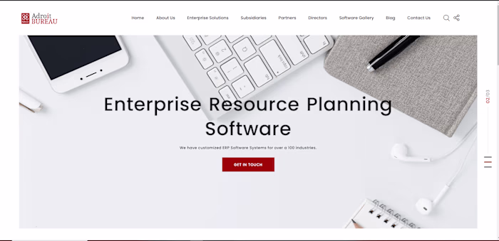 Adroit Bureau Website