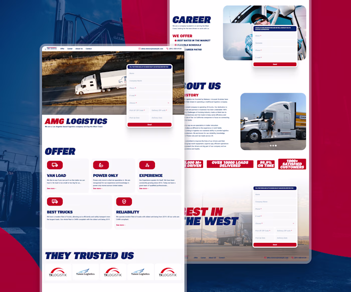 AMG Logistics (Design + Development)