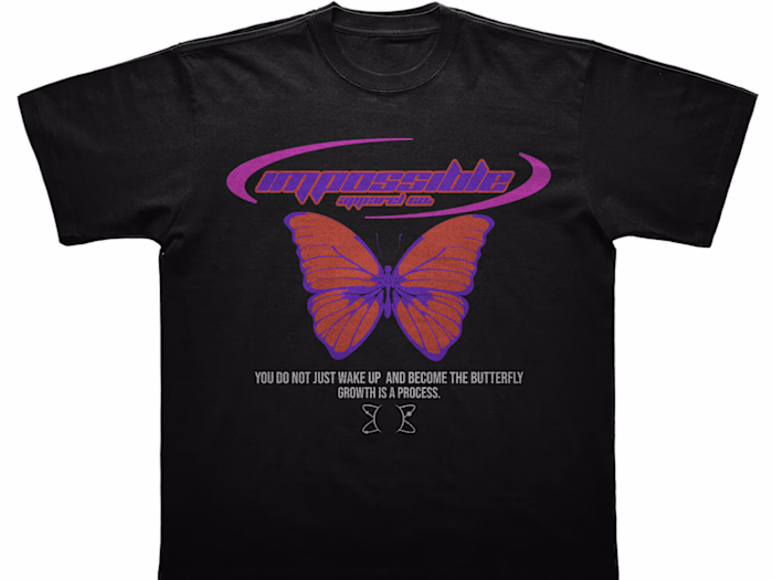 Black shirt mock up