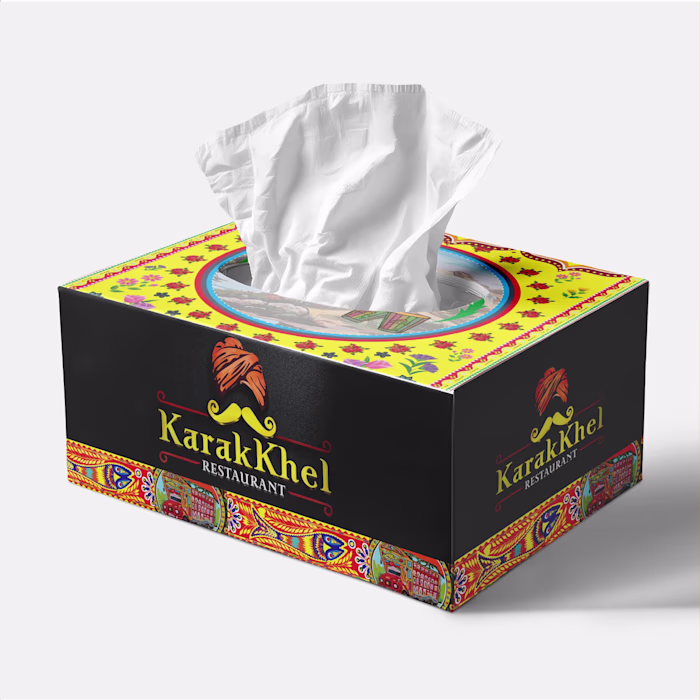 Branding for Karakhel. A UAE based IndoPak Cafe.