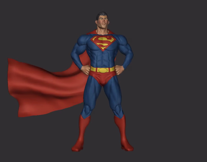 Superman 3D model :: Behance