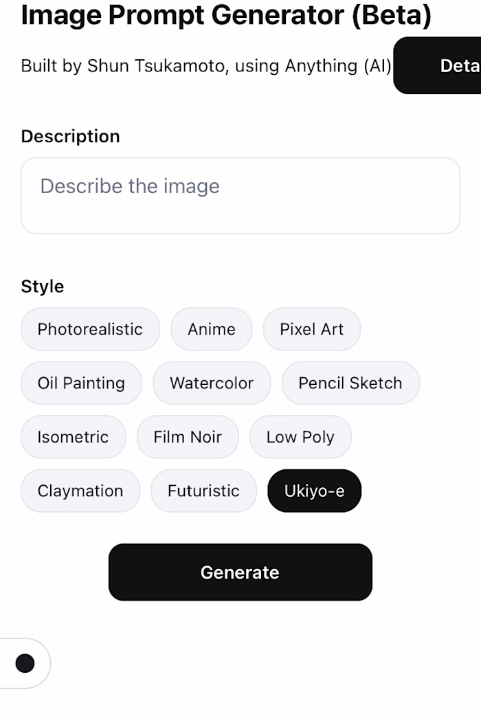 Image Prompt Generator (Beta) The Image Prompt Generator ena...
