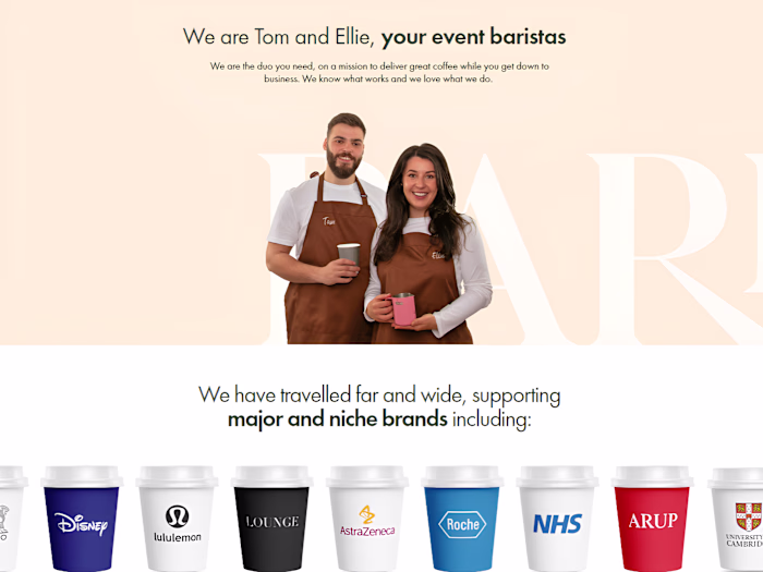 Your Baristas Framer + React Website