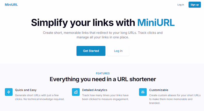 MiniURL - A URL Shortener