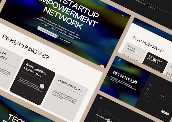 INNOV-8 Landing Page