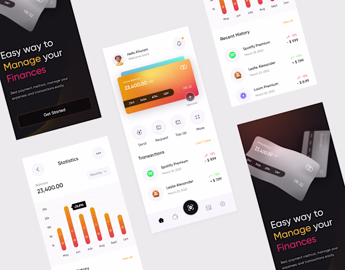 Finance Mobile App Concept