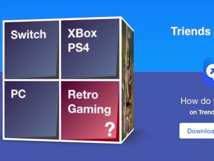 Triends & Friends (Laserlike) | Interactive mobile ad