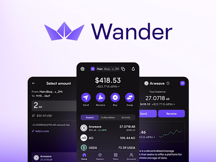 Wander | UI/UX Design for Mobile & Browser Extension