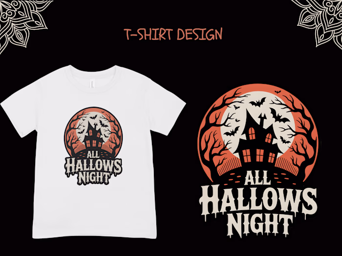 I designed high-quality, print-ready t-shirt