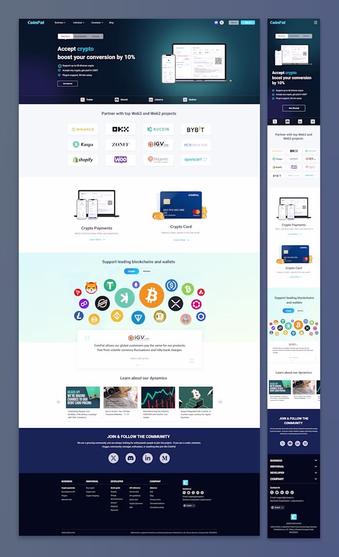 Website design