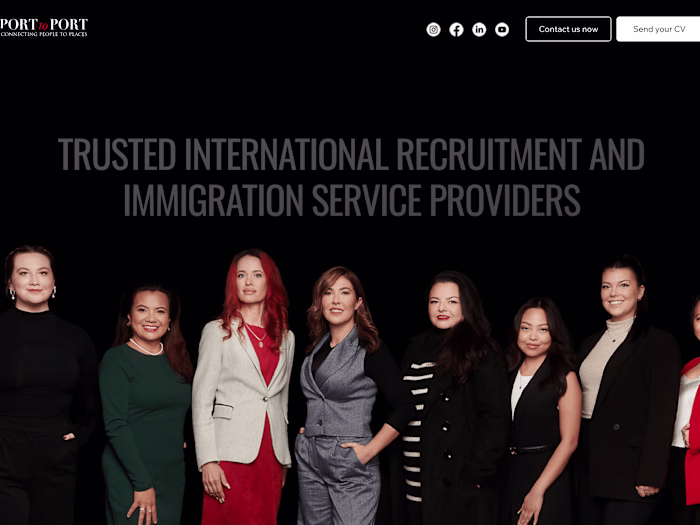 Port to Port Immigration: Empowered by Wix Studio