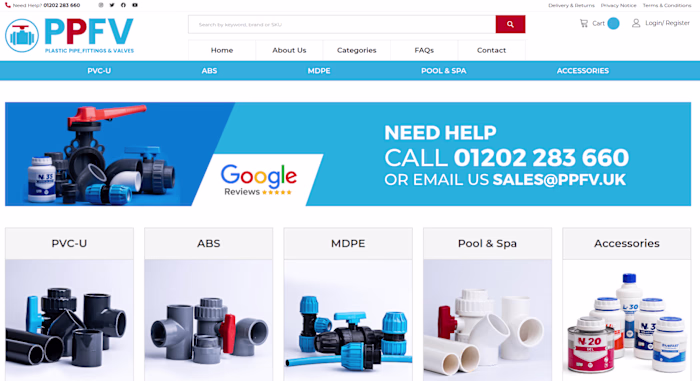 PPFV: Ecommerce Website Design