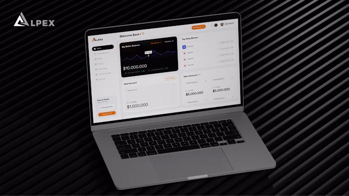 UI/UX and Wireframe Redesign Alpex Trading