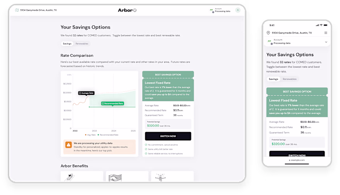Arbor: Renewable Energy Tracking and Savings