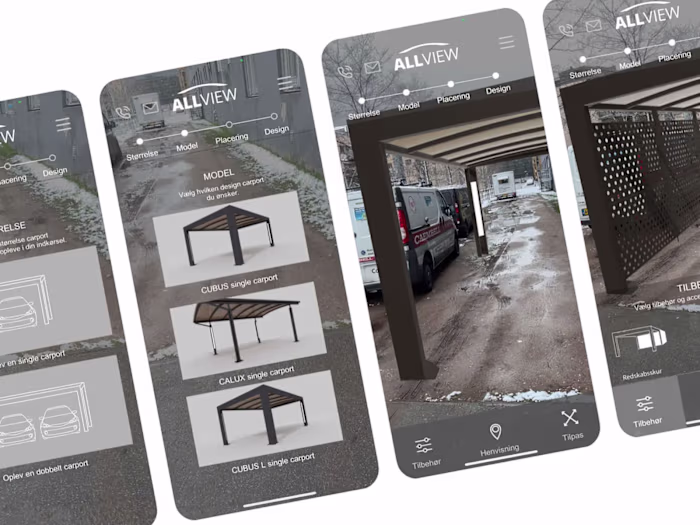 Immersive 3D/AR Carport Visualizer 