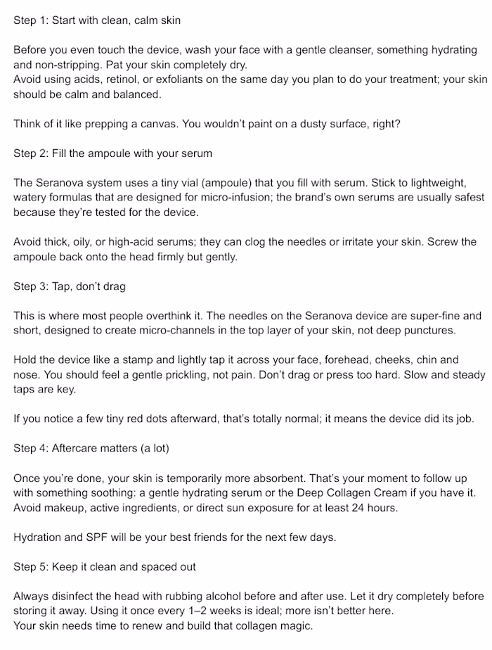 I wrote this user guide blog post for Seranova a beauty and ...