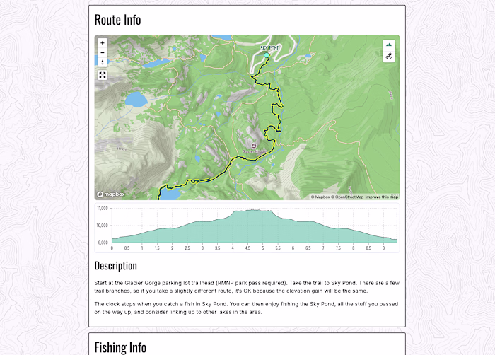 Fastest Known Fish - Running and Fishing Platform