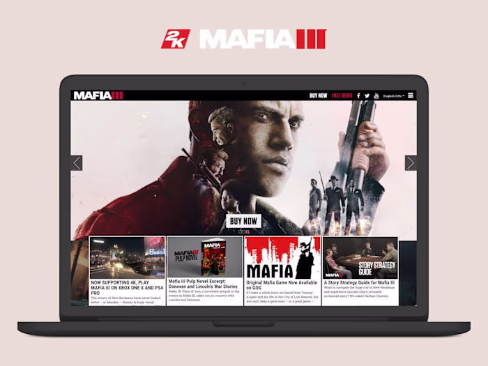 Mafia III Game Release Website For 2K