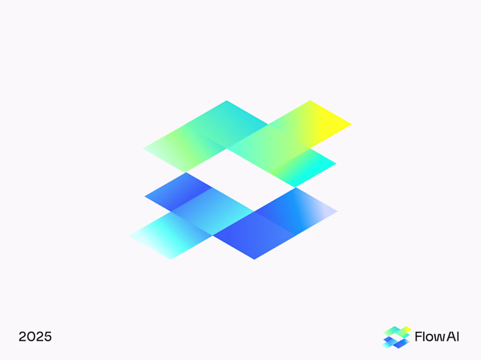 I just created a abstract logo for FlowAI.