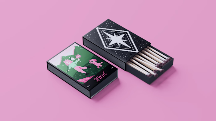 Pixel Tarot Matchboxes