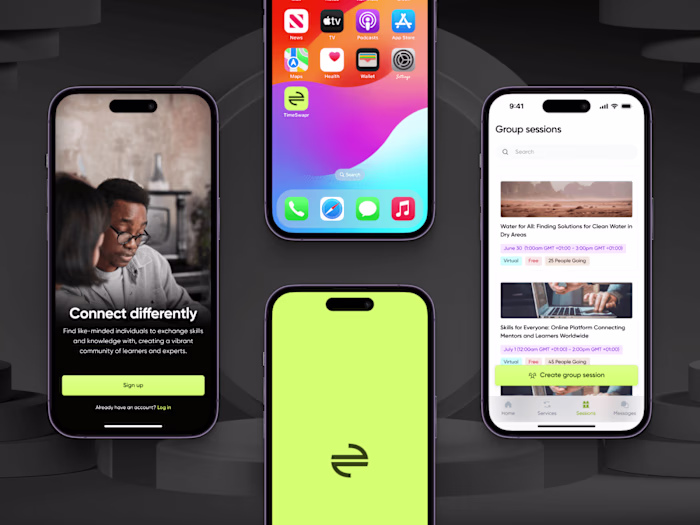 🈸UX Writing for TimeSwapr Mobile App