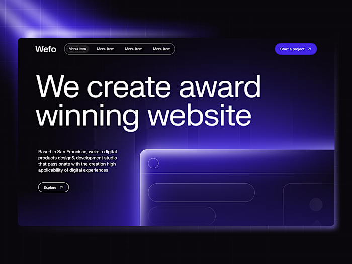 Wefo Agency - Framer Development & Figma Design