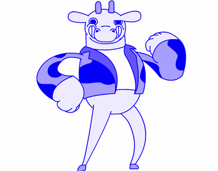 Pam and Cow on Behance