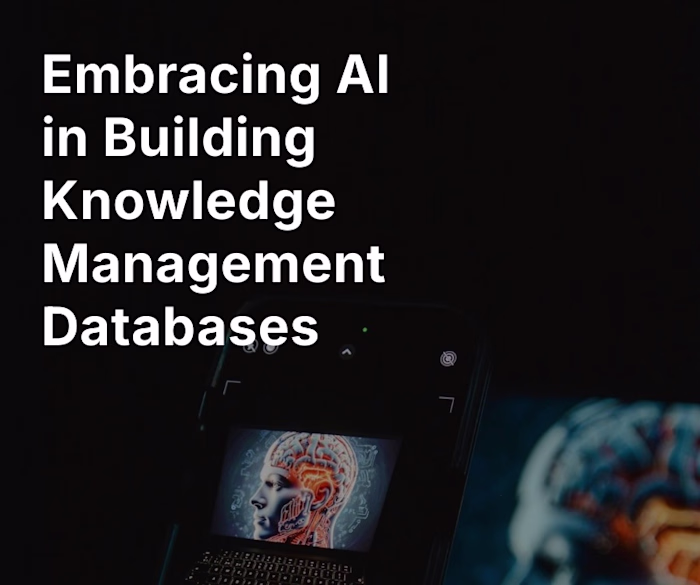 Embracing AI in Building Knowledge Management Databases 