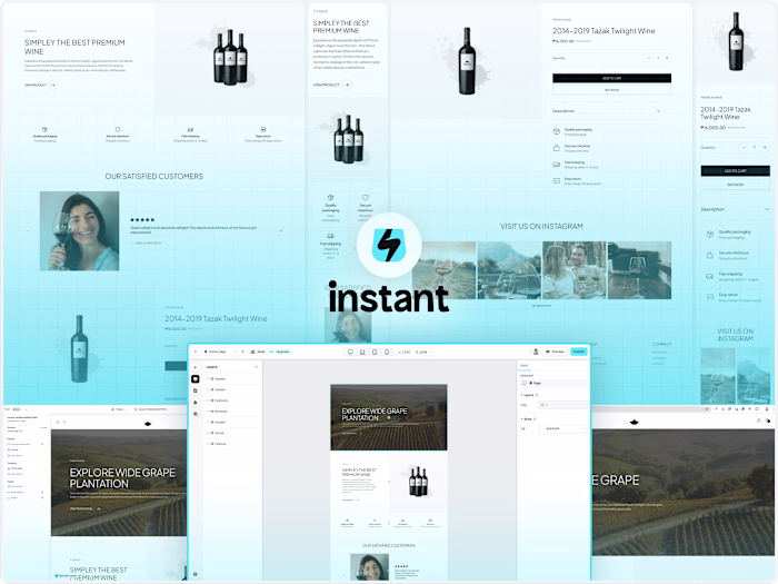 
🛍️  Tazak | Wine Landing Page