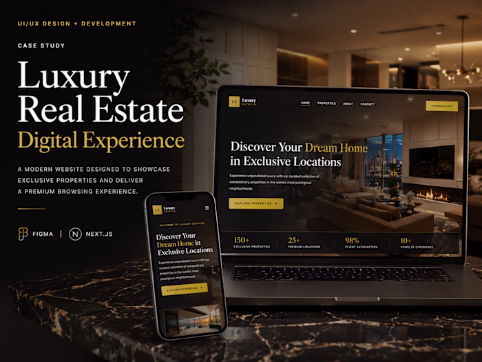 Luxury Real Estate Website Design
A