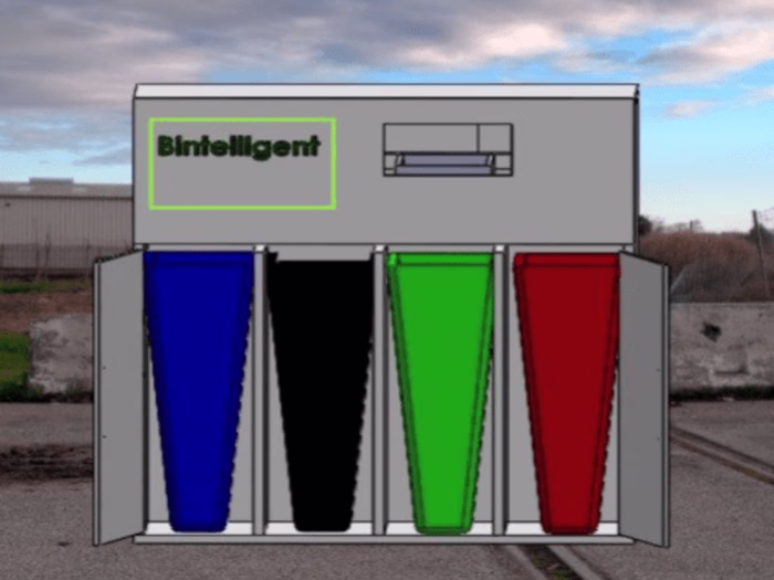 Smart waste segregation machine - Bintelligent