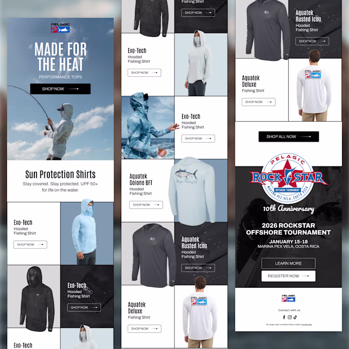 Email Design for Pelagic